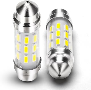 41mm/1.6" 214-2 RV Refrigerator Light Bulb DC 12V Super White Replacement LED Festoon Bulbs for Trailer Camper Motorhome Concession Stands Food Trucks RV Fridge Refrigerator Interior Light Bulb,2 Pack