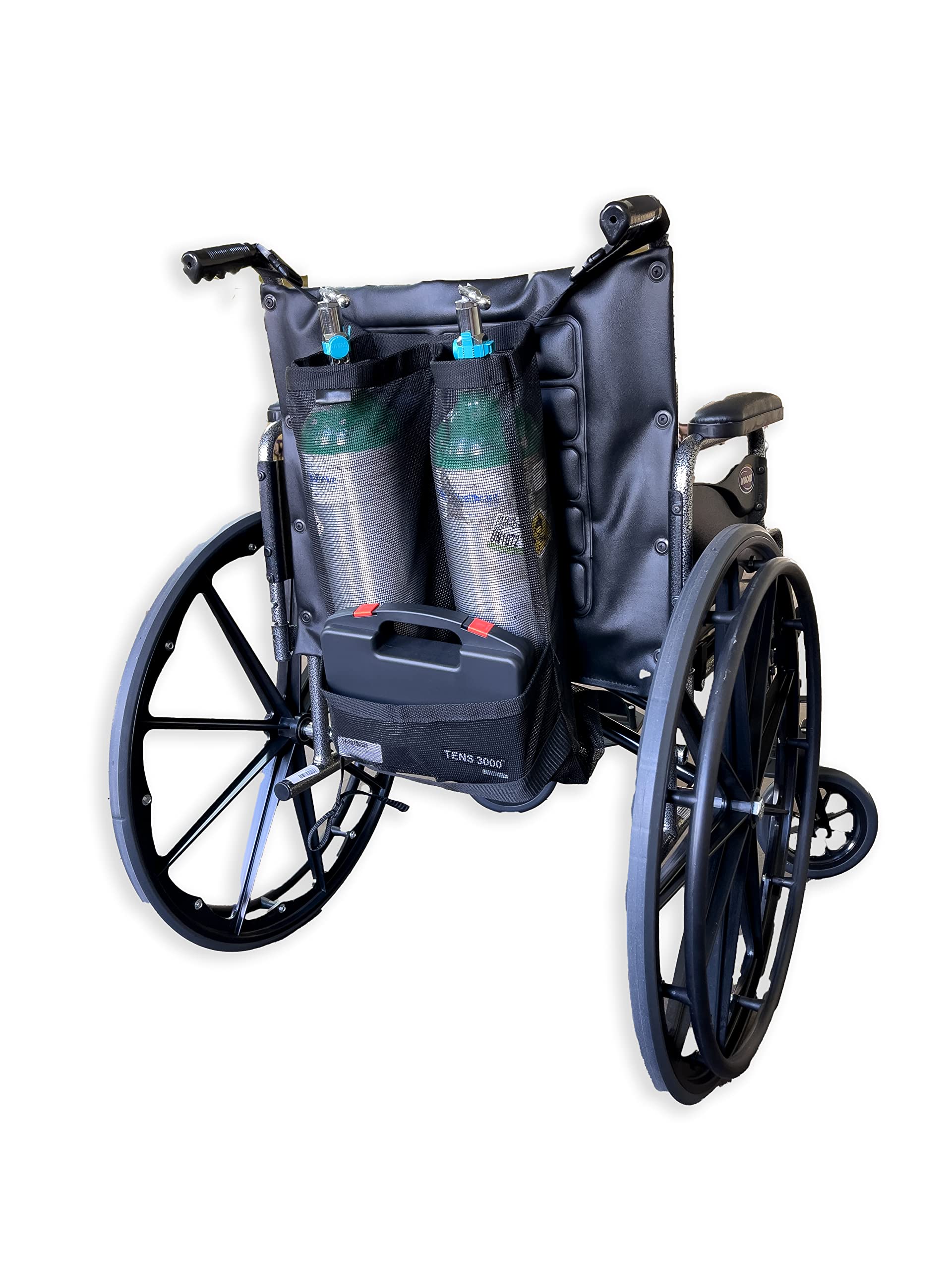 Buy EZACCESS EZACCESSORIES Wheelchair Dual Oxygen Tank Carrier for D