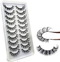 Vista 16 de 10 pares de pestañas rusas 3D suaves, con curvatura DD, pestañas postizas de visón sintético, aspecto natural