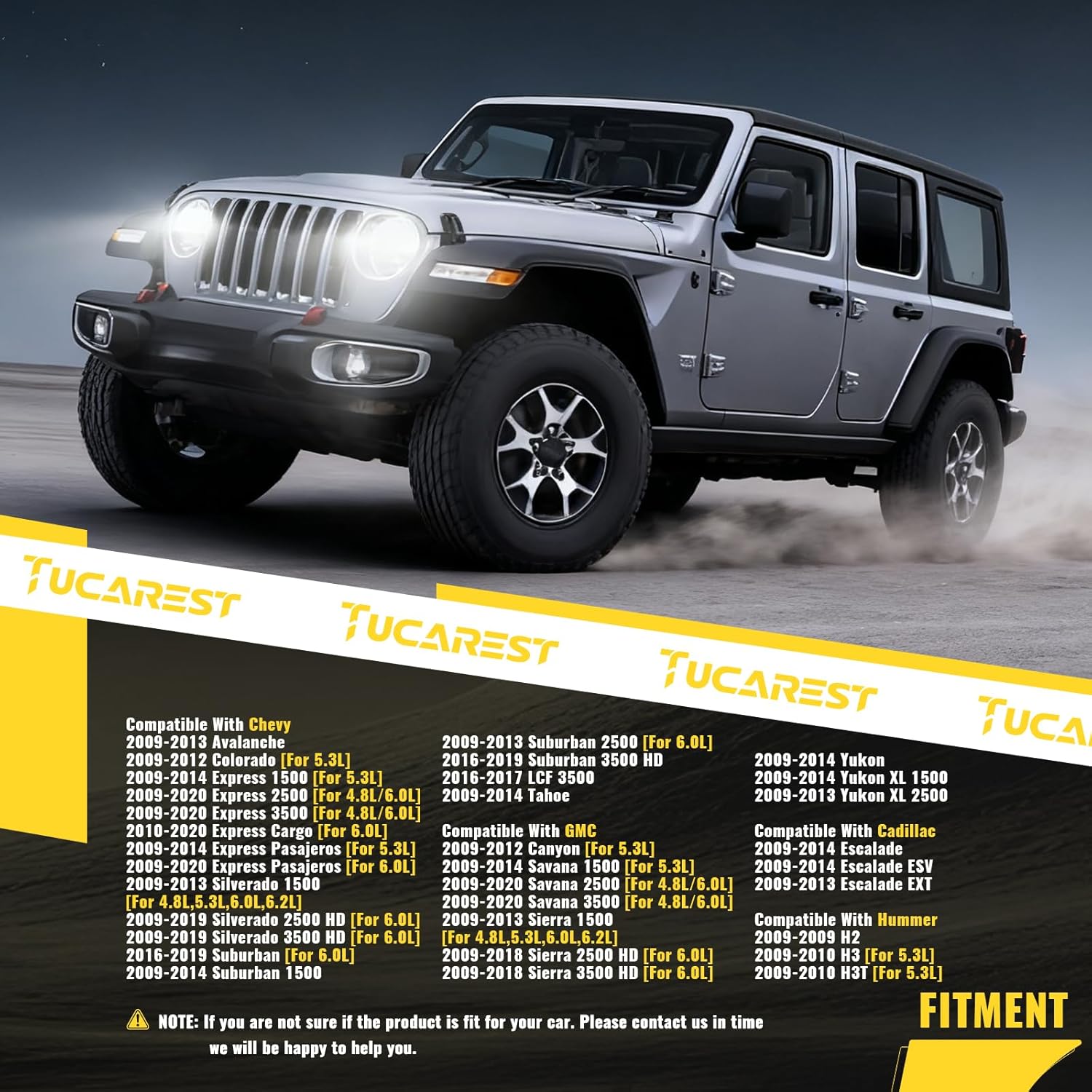 TUCAREST 39083 (Two Bolt Design) Accessory Drive Belt Tensioner Pulley Assembly Fit For 09-13 Cadi-llac Escalade/Chevy Avalanche Colorado Silverado 1500 /G-MC Canyon Yukon [# 89397 12609719 49436]