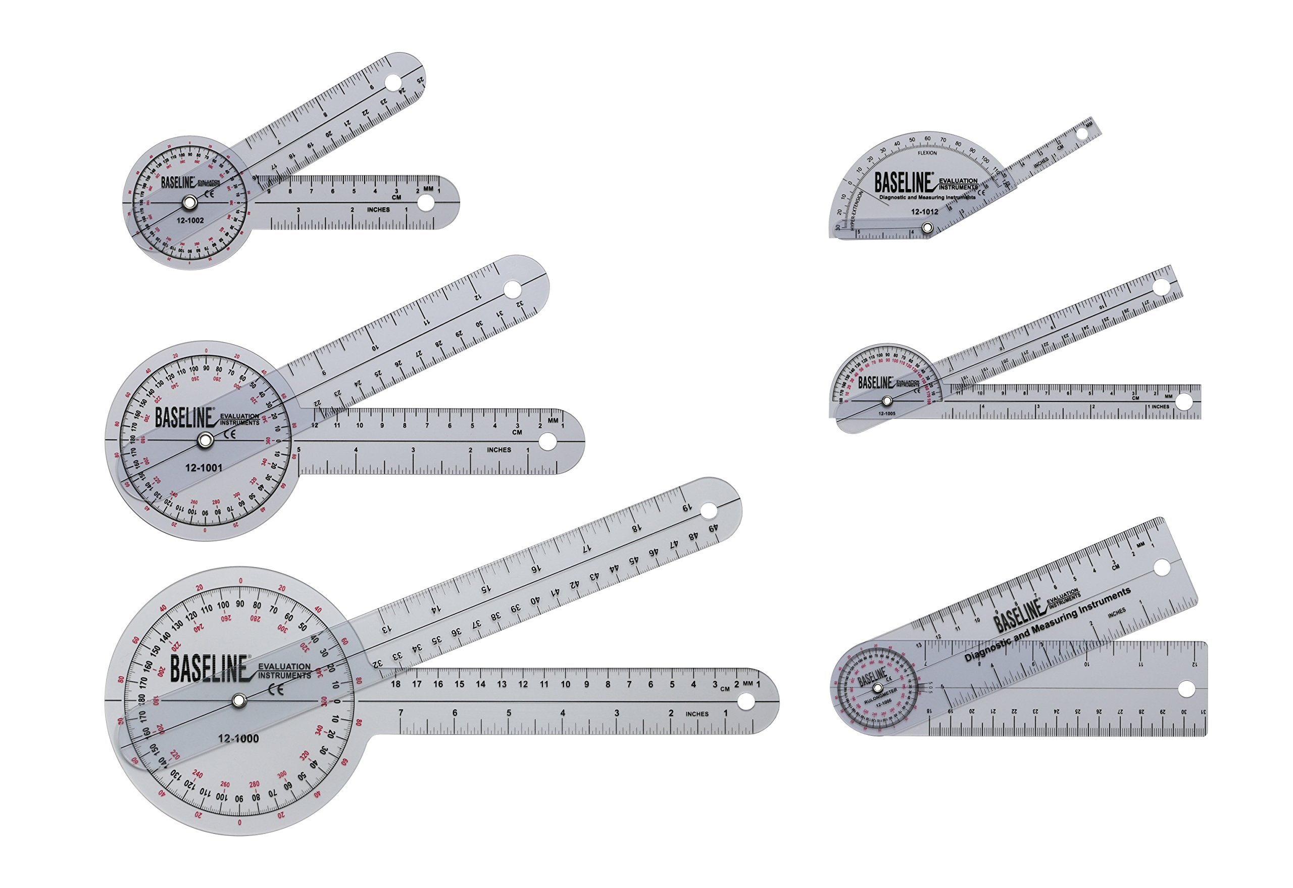 Baseline Goniometer - 360 Degree Measurement Tool -6 Baseline Goniometer - 360 Degree Measurement Tool -6