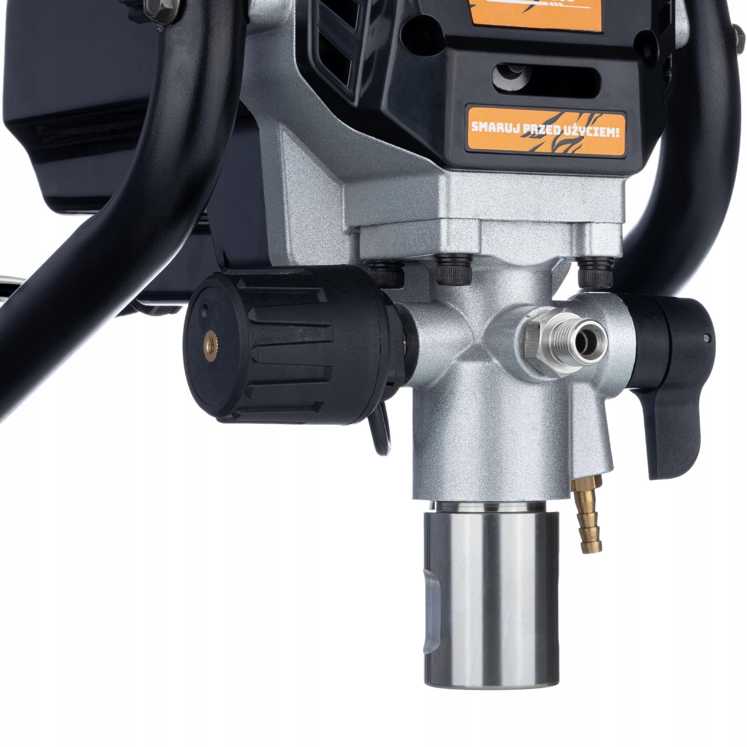 Rosfix Zestaw EcoFlow 1200 – Airless rozpylacz farby 1200 W, 1,7 l/min | dysza 513, 515, filtr 30/60/100 µm, lanca 30 cm | do emulsji, lakieru, bejcy | akcesoria do lakierowania