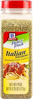 McCormick Italian Seasoning 6.25 oz - Authentic Oregano Rosemary Thyme Blend, All-Natural No MSG for Pasta Chicken Pizza Salads