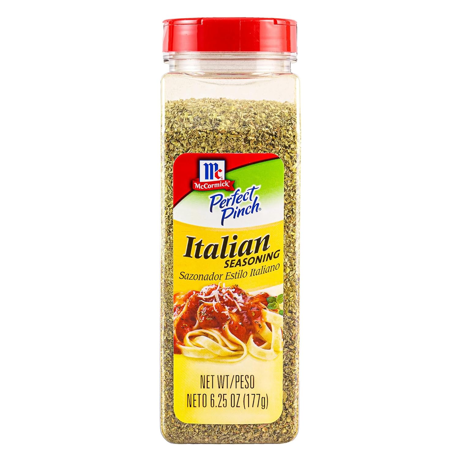 McCormick Italian Seasoning 6.25 oz - Authentic Oregano Rosemary Thyme Blend, All-Natural No MSG for Pasta Chicken Pizza Salads