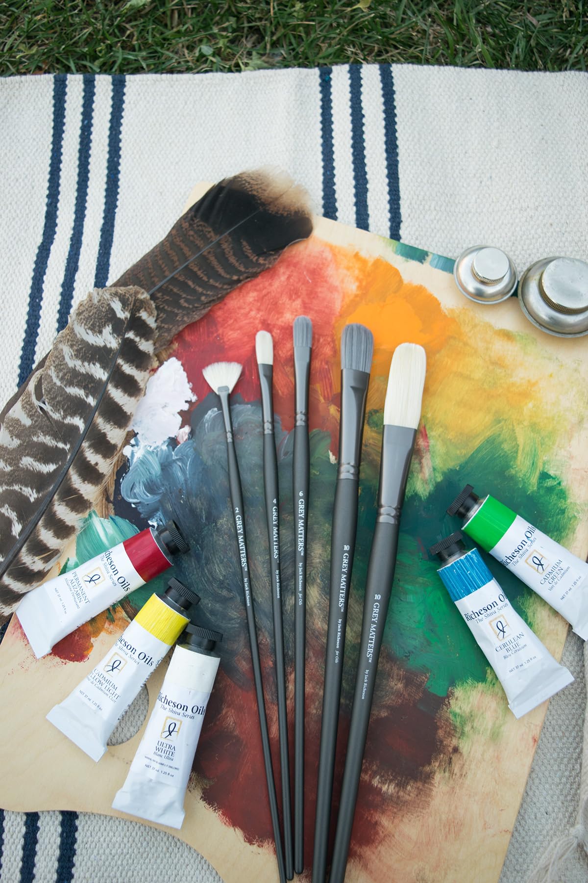 Sienna Plein Air - Caja portadora ligera para pintura húmeda para viajes, clases, talleres y cada En Plein Air Pro, un gran regalo para artistas en acuarela, óleo, acrílico o pastel