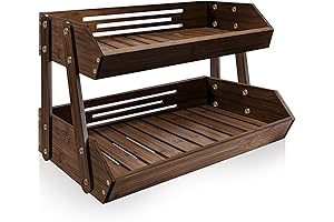 16.5-Inch Bamboo Fruit Stand Storage Holder - Your Kitchen's Culinary Companion