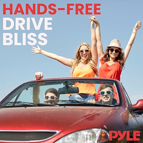Miniatura 8 de Pyle, Estéreo integrable al tablero del automóvil, inalámbrico, conexión Bluetooth, unidad receptora de radio, PLCD43BTM