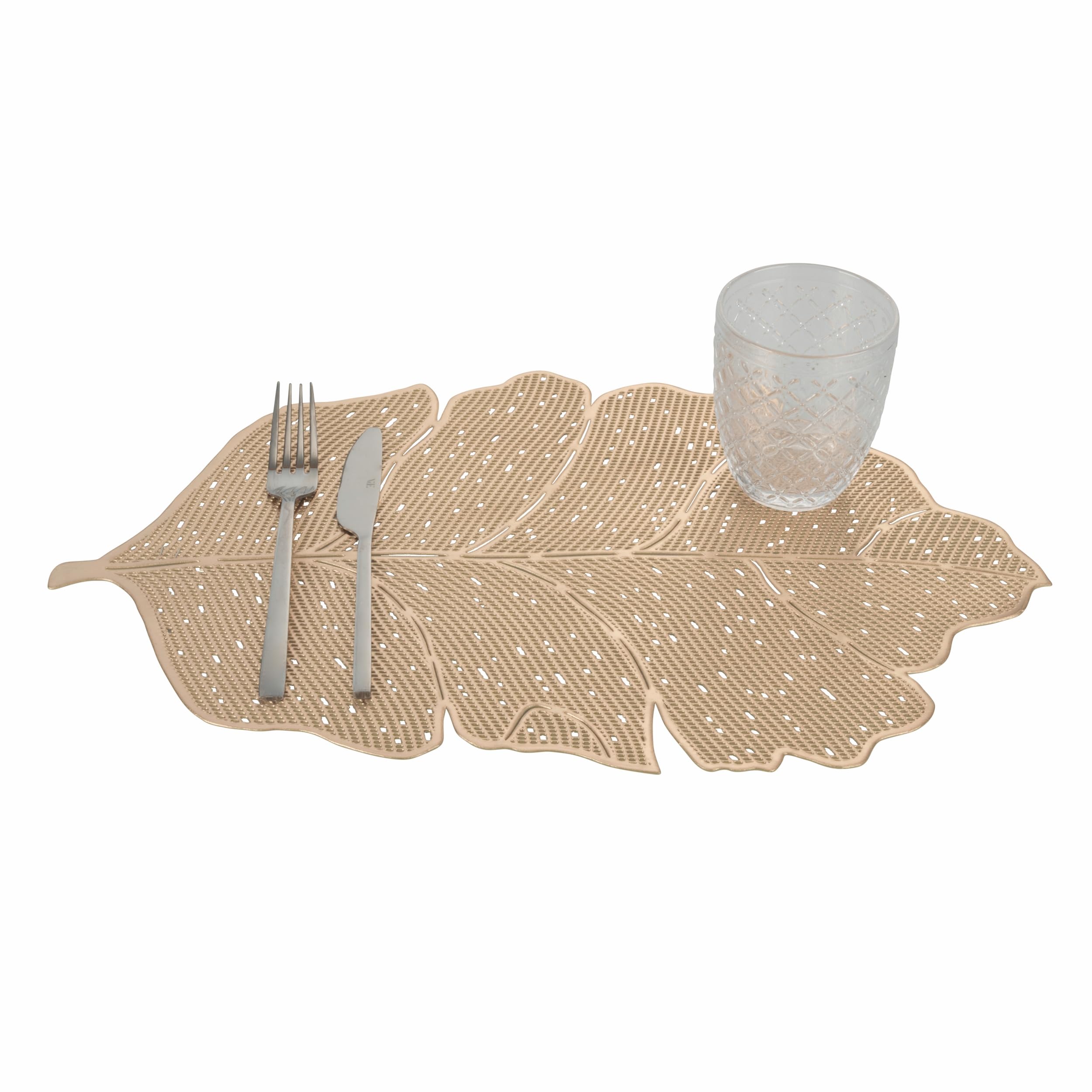 Villa d'Este Home Tivoli Gold Leaf Placemat 45 x 30 cm - Image 3