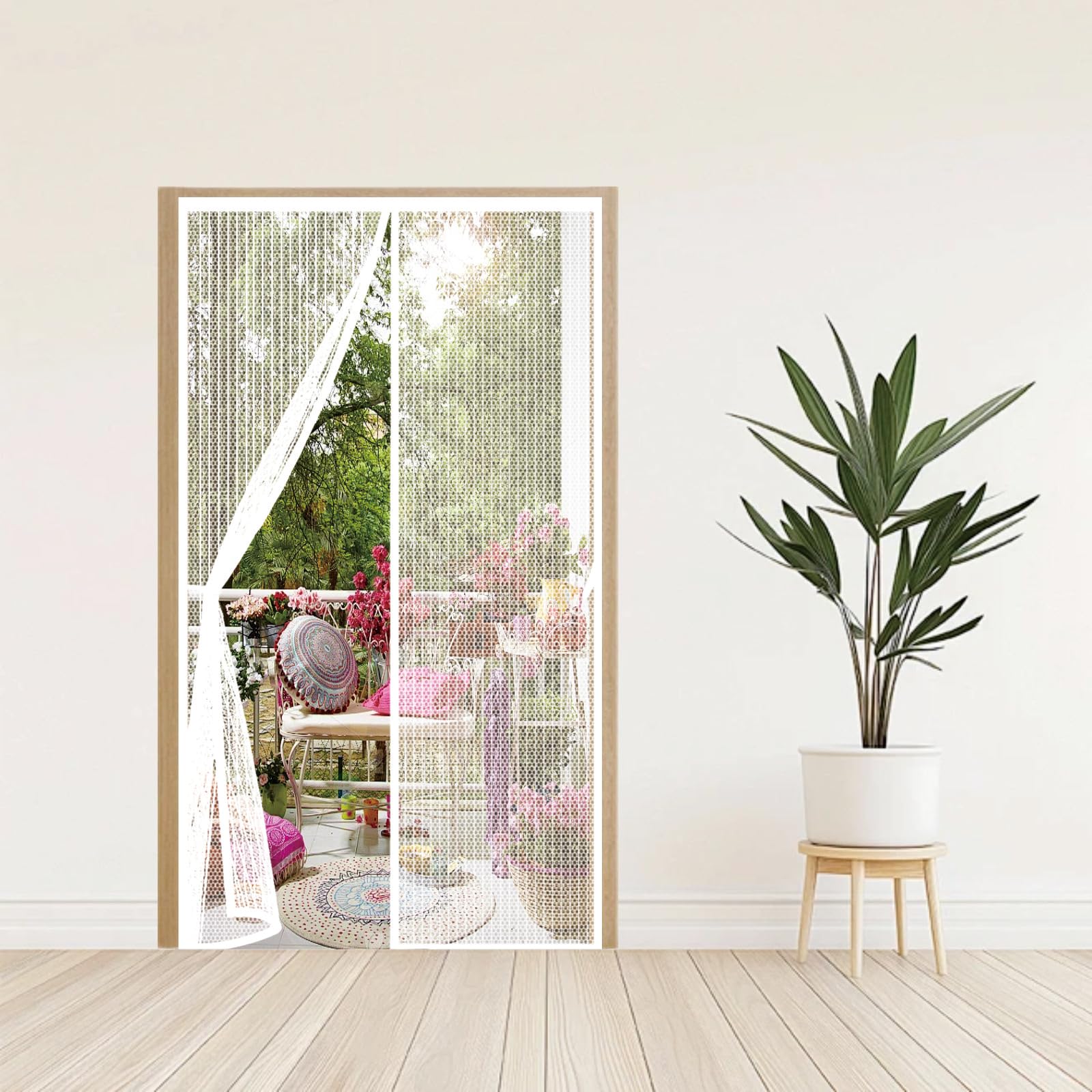 Moustiquaire pour porte sans percer fini les insectes