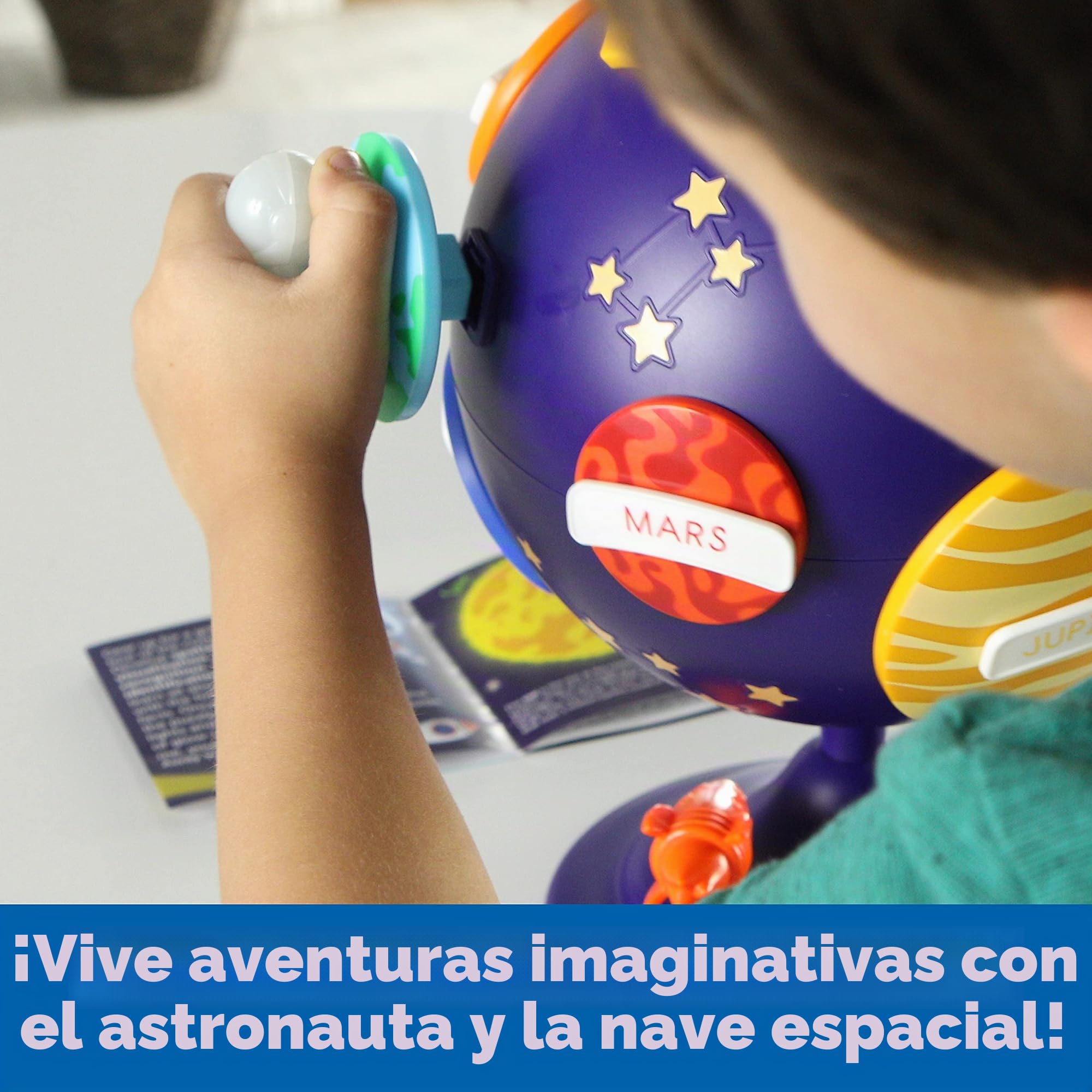 Learning Resources Globo puzle del Sistema Solar, Juguetes de Stem para niños, decoración del Espacio, Juguete didáctico, 21 Piezas, 3+ años