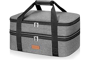 Insulated Food Pan Carrier with Lid - Essential for Seamless Picnics and Potlucks