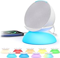 Vista 1 de Mission - Soporte de luz 2 en 1 con carga USB-C para Echo Pop, teléfonos inteligentes, tabletas y otros accesorios