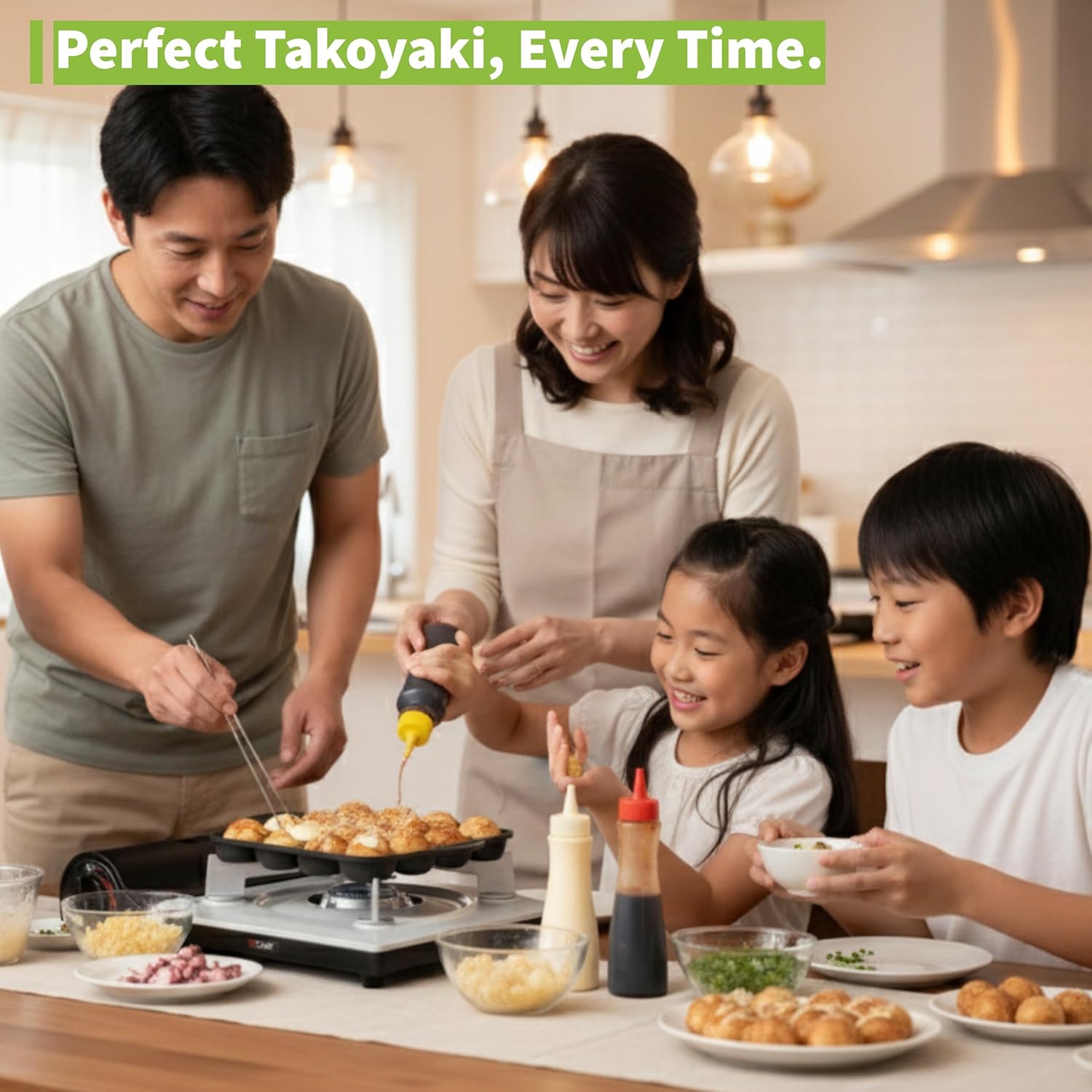 COOKKING - TAKOYAKI Nonstick Grill Pan/Cooking Plate, Made in Korea - Image 8
