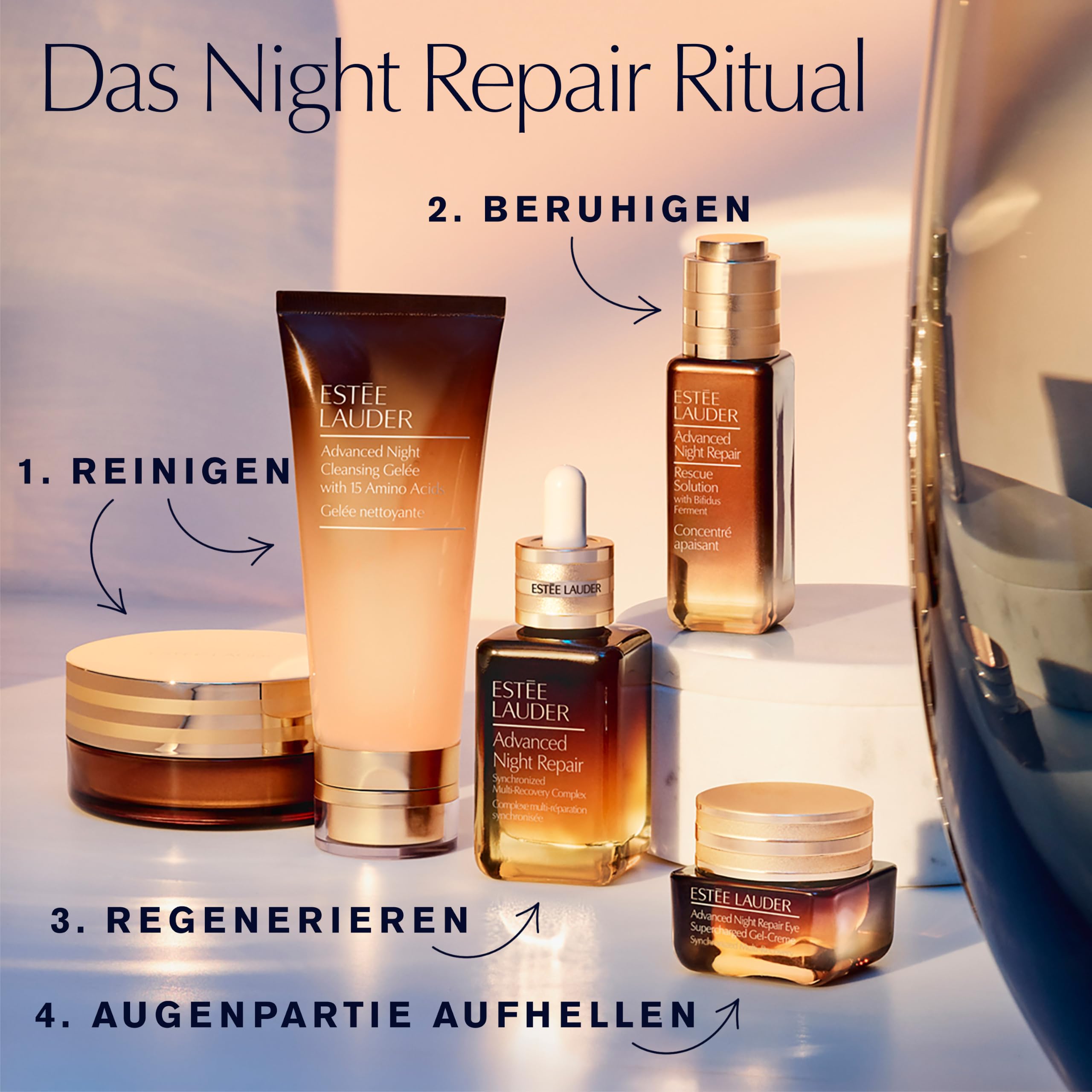 Estée Lauder Advanced Night Repair Eye Supercharged Gel-Cream | Augenpflege | Mildert sichtbar Augenringe & Falten | 100 Stunden Feuchtigkeit mit Hyaluronsäure, 15ml