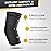 CAMBIVO 2 Pack Elbow Brace for Tendonitis, Tennis Elbow Compression Support Sleeve for Golfers Elbow Pain Relief, Arthritis, Bursitis, Workout, Weightlifting (Black-Grey,Large)