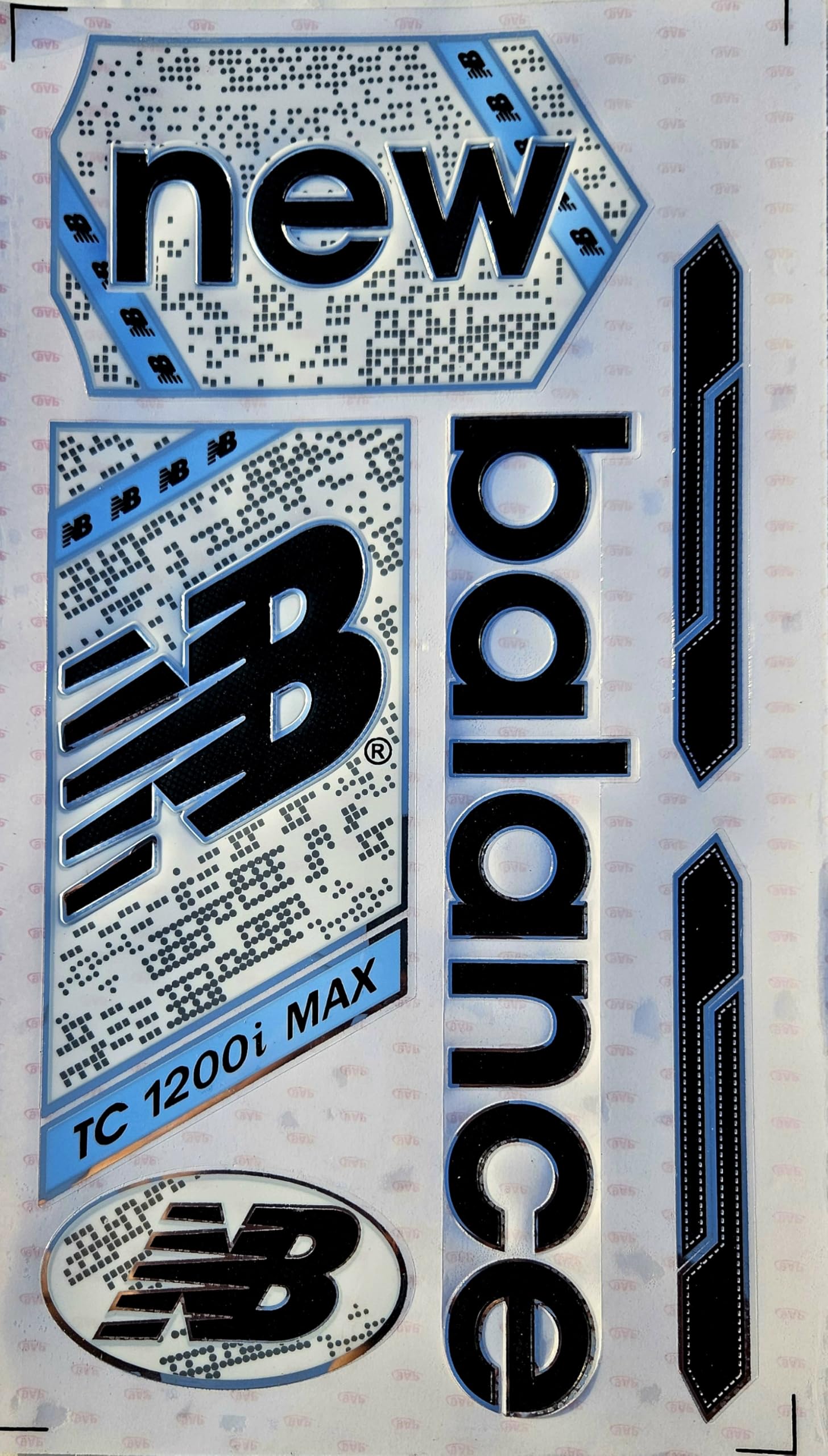 Sponsored Ad - Cottontail Cricket Bat Sticker | 4D LTD English Willow Sports Fiber Tape Embossed Accessories | Black