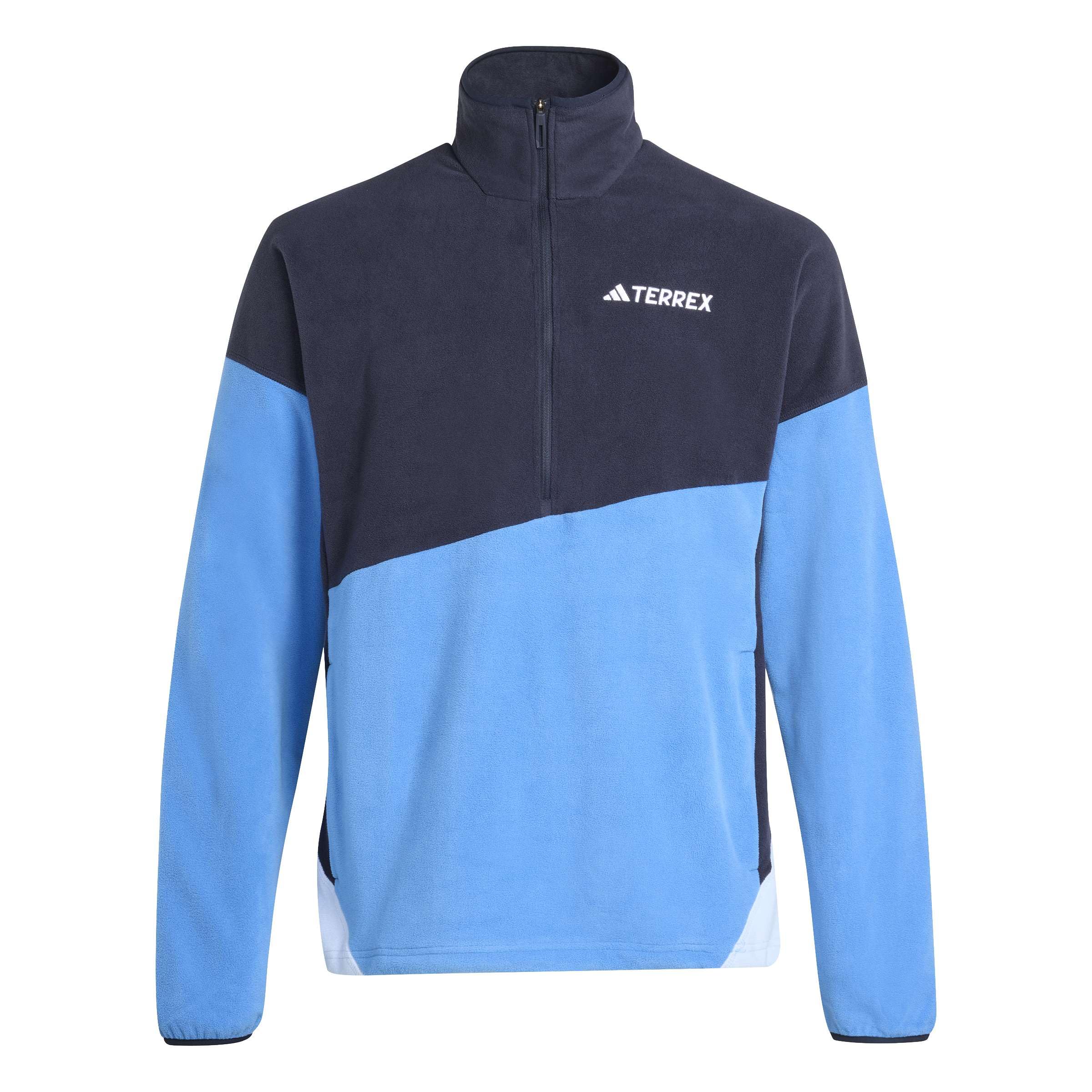 adidas Men's Terrex Multi CLIMAWARM Fleece Anorak, legend ink/ray blue, XL