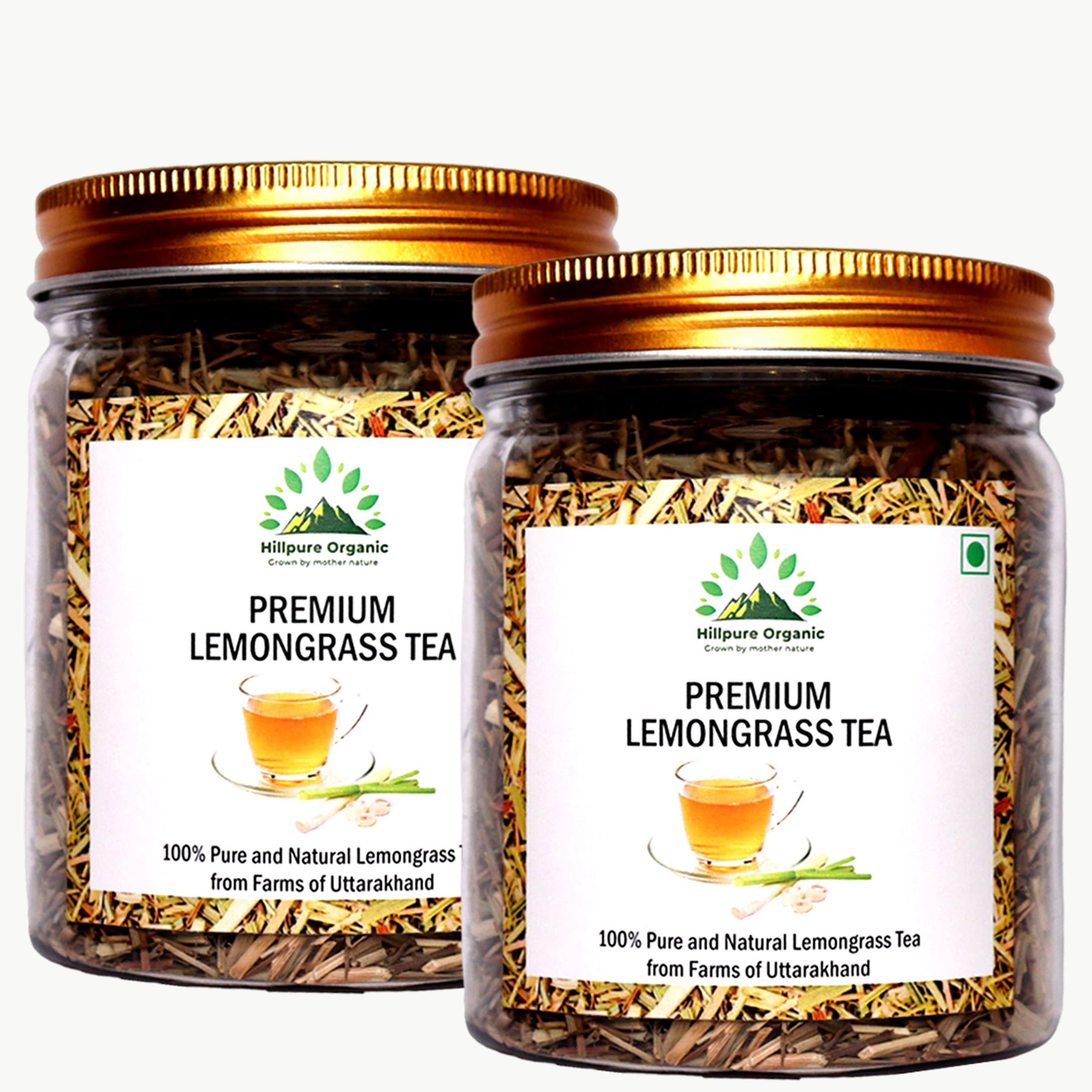 Hillpure Organic Premium Lemongrass Tea - Pack Of 2 (75gm Each) | Natural Lemongrass Tea Leaves with Citrusy Aroma & Refreshing Flavor | Helps In Detoxification & Boosts Metabolism (B0D11JCNBK) Amazon Price History, Amazon Price Tracker