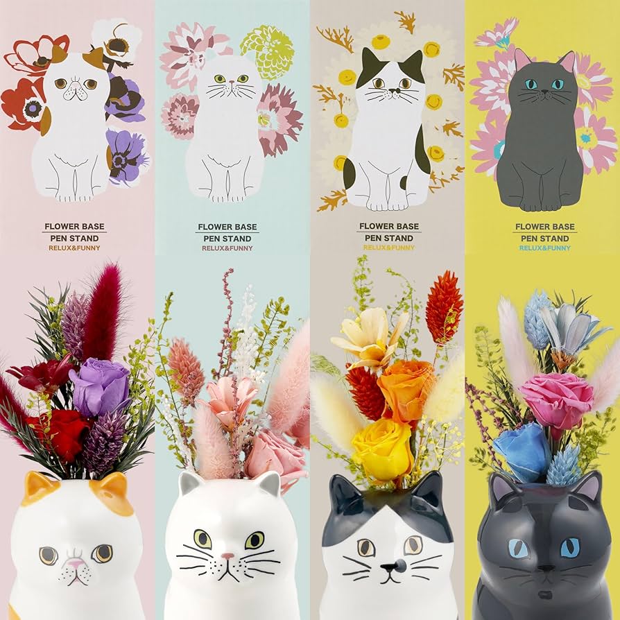 猫ちゃんのオブジェ、プリザつきアレンジメント 楽天市場】猫（形態（フラワーアレンジメント）動物