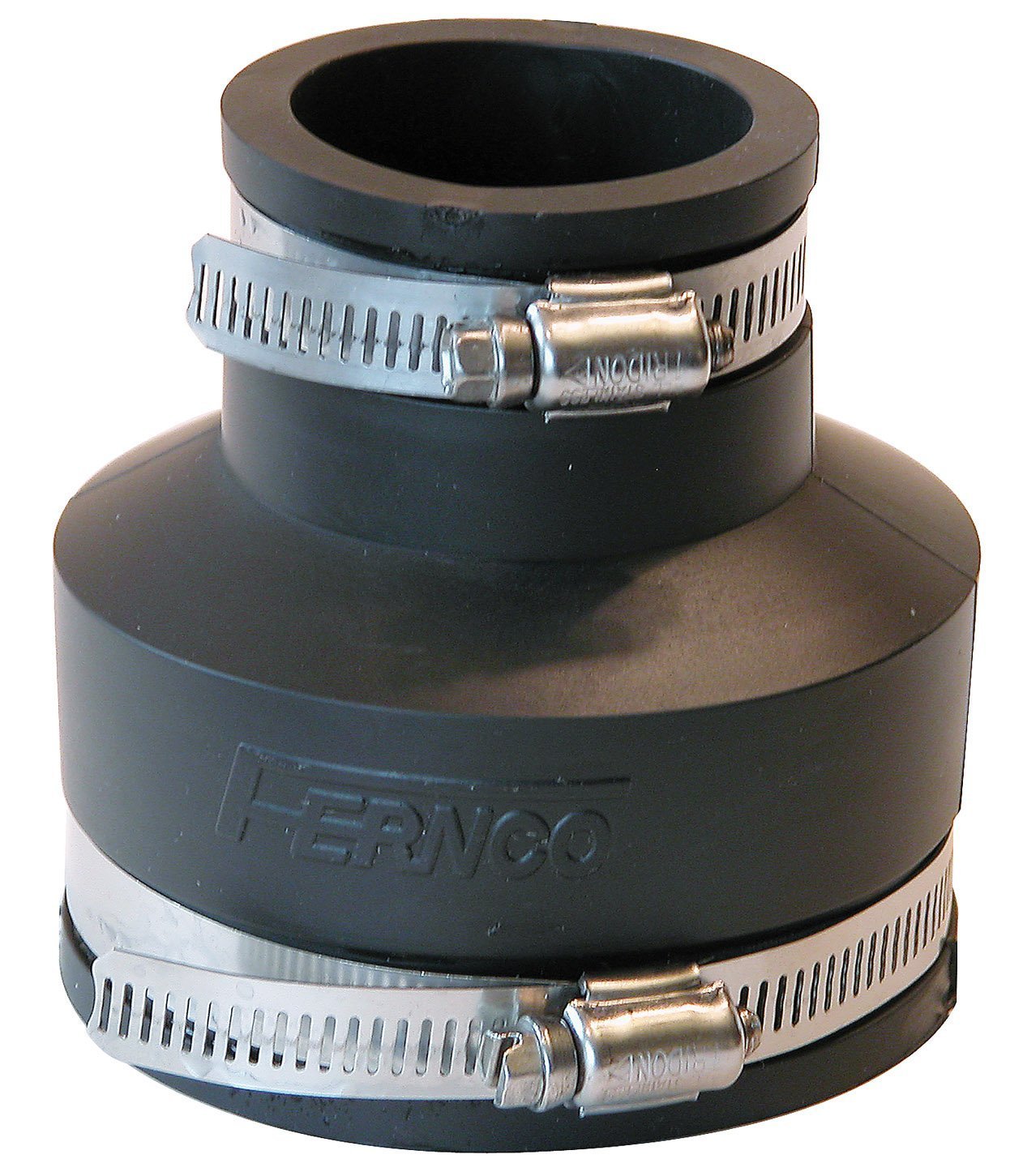 Fernco P1056-315 Flexible PVC Reducing Coupling, Connects 3