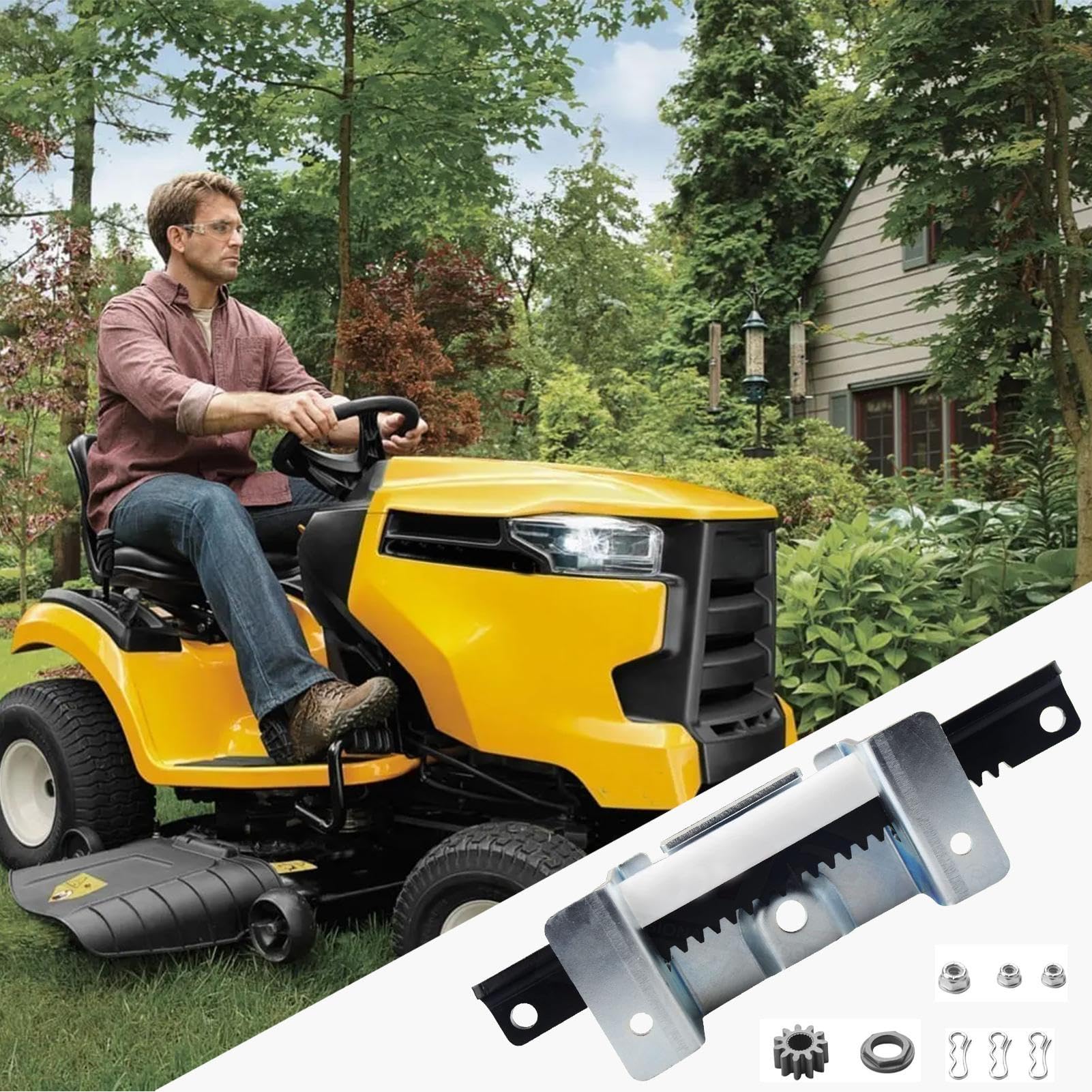 Embouts De Biellette à Rotule Create Idea - Lot De 2 - Filetage 7/16"-20 RH Et 3/8"-24 RH - Pour Tondeuses MTD/Murray