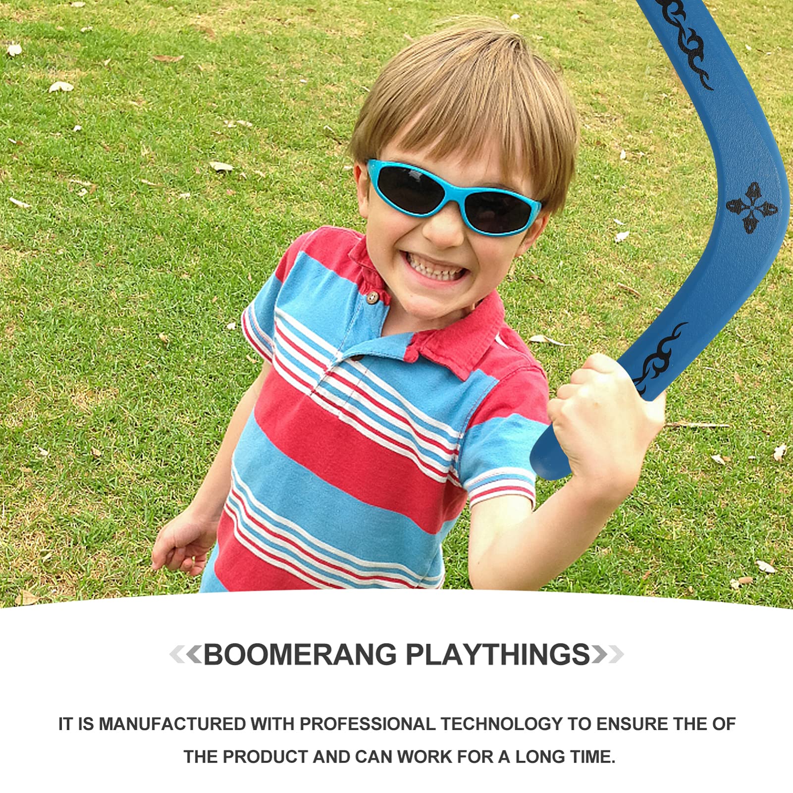 SUPVOX Shaped Returning for Fun and Easy to Throw for Safe Outdoor Flying Game Wood for Boys