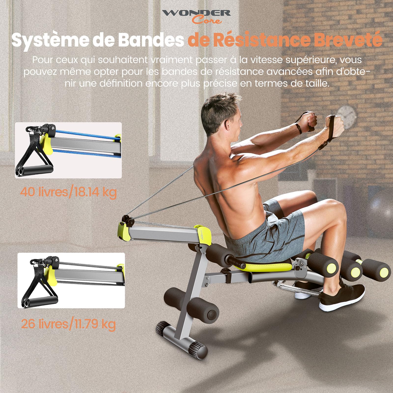 Wondercore II Wonder Core 2 Trainer with Built-In Swivel