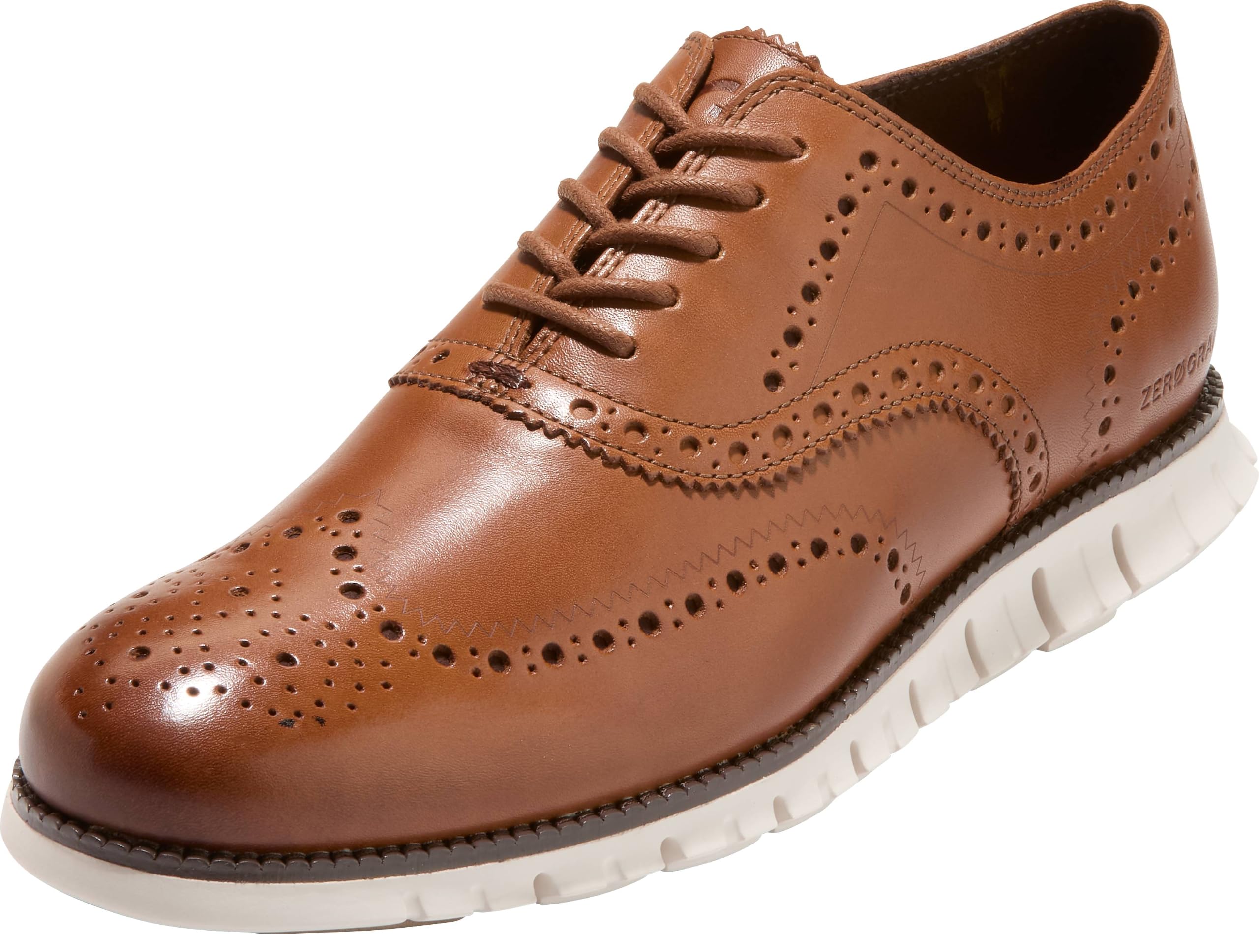 Cole Haan Men's Zerogrand Wing Oxford, British Tan, 8.5 Wide