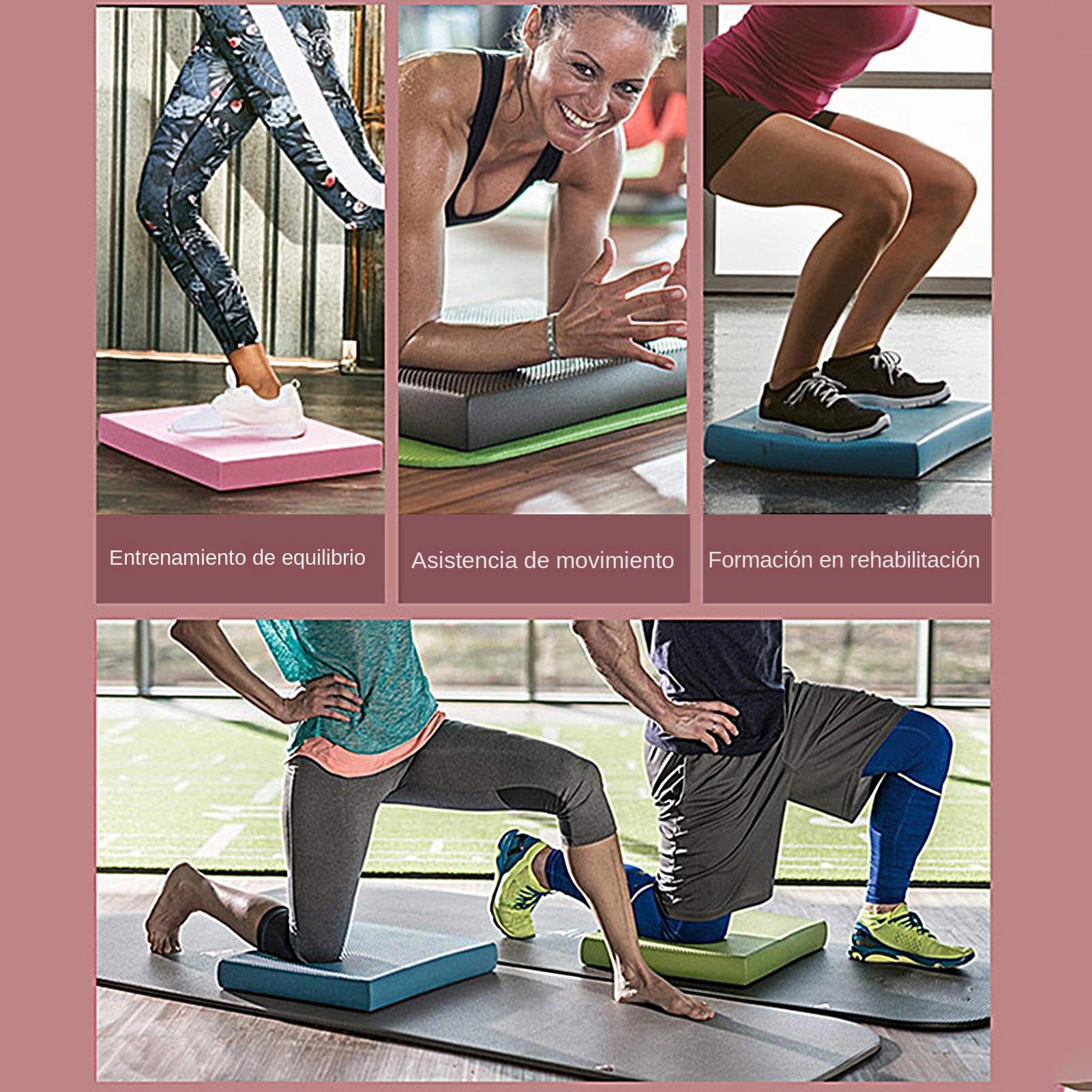 Almohadillas Para Rodillas De Yoga Colchoneta De Yoga Gruesa | Almohada de Codo de Entrenamiento para Mujeres y Hombres para Rodillos Abdominales Planchas Ejercicios de Suelo y
