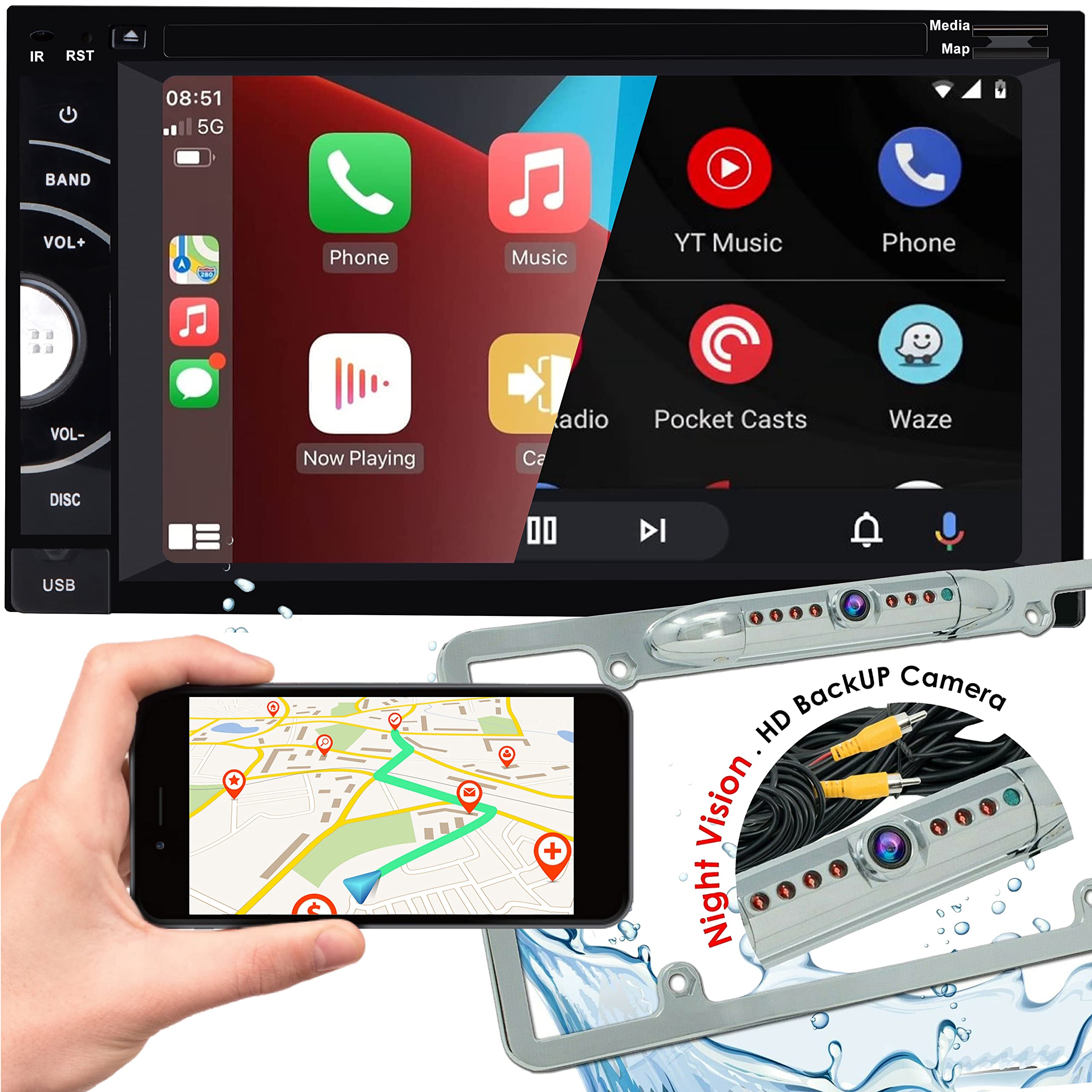 Amazon.com: Gravity D96CP HiFi Audio Processor 6.5 Inch 1080P