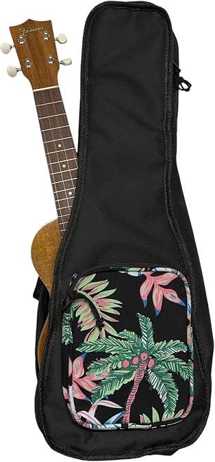 KIWAYA Ukulele Soft Case for Soprano 7-SC Concert Size