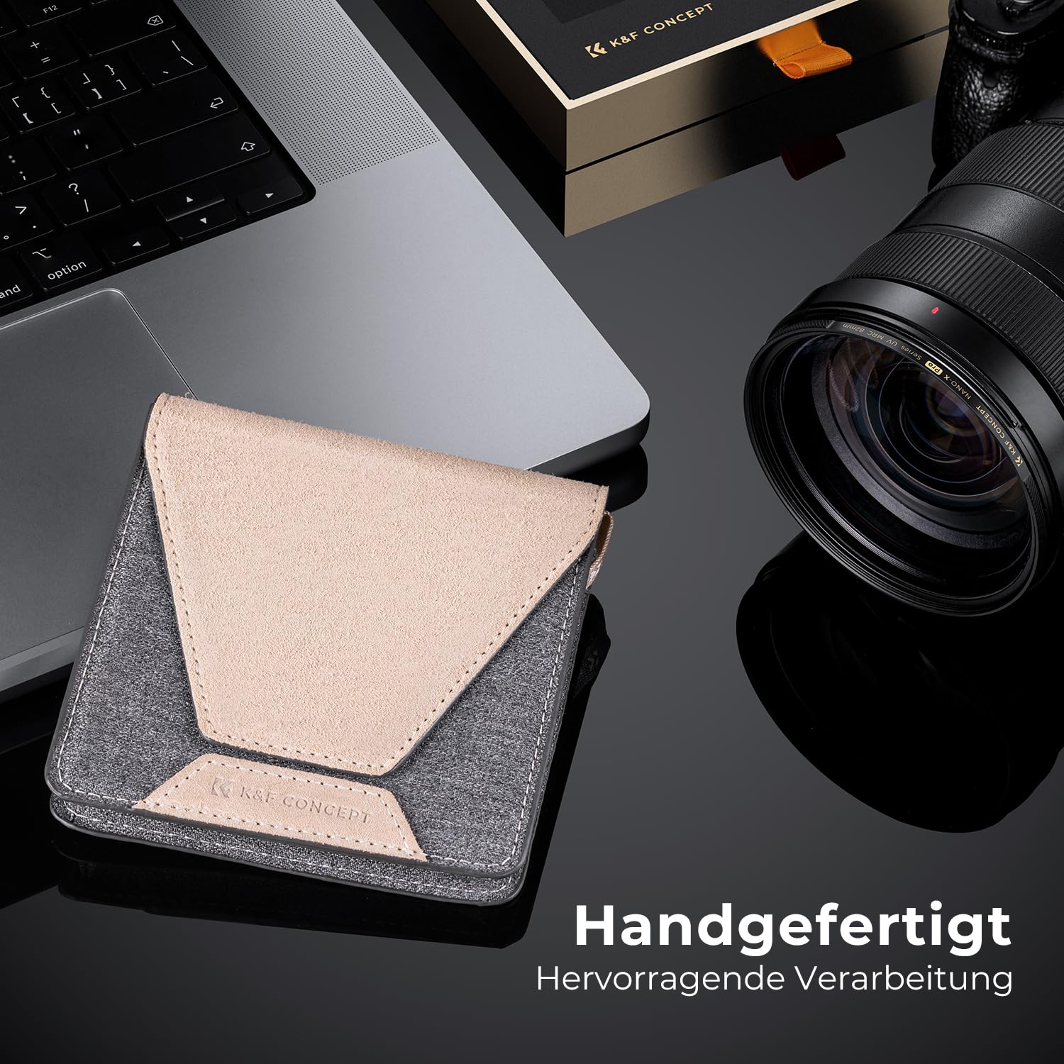 K&F CONCEPT UV Filter 46mm 0,15% Ultra-niedrige Reflexion Schutzfilter | HD Bild bei 1200mm-Super-Teleobjektive,wasserdicht,kratzfest,Nano-Xcel Pro,FV901