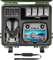 Vista 11 de FPVtosky Funda rígida para DJI Mini 5 Pro/Fly More Combo/Plus, funda de transporte impermeable para accesorios Mavic Mini5 Pro RC 2 [solo funda]
