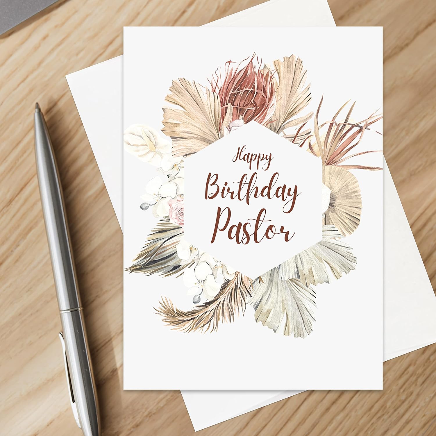 Happy Birthday Pastor Christian Card Pack (12)