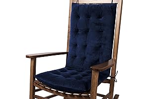 Rocking Chair Velvet Chair Cushion Set