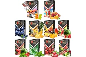 Tanya Nicotine and Tobacco Free 50g Herbal Shisha Flavor Variety Pack