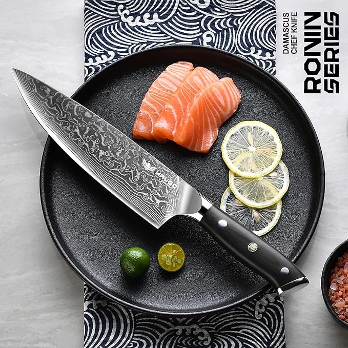 Cuchillo Chef Profesional 8 Pulgadas Acero Inoxidable miniatura 2