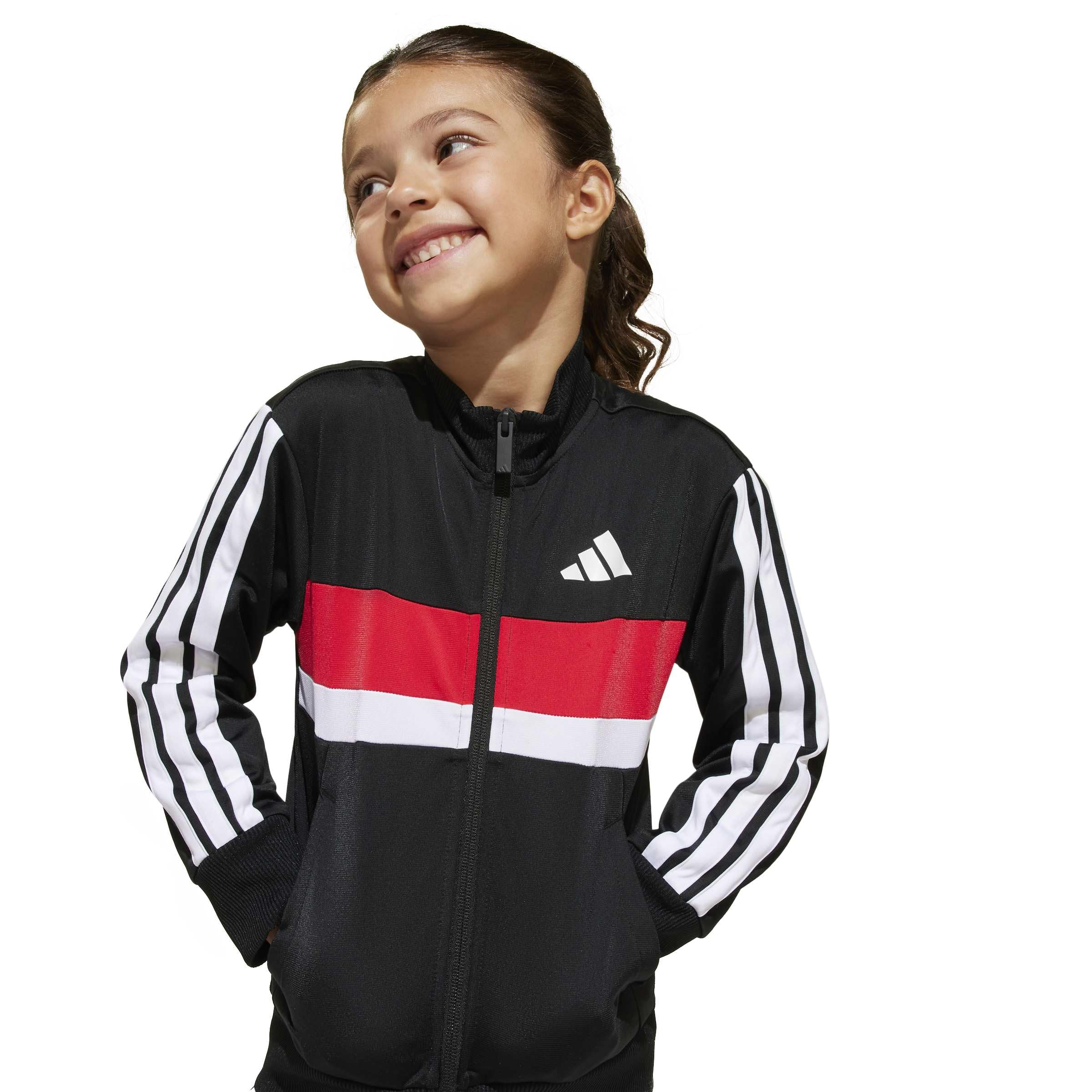adidas Unisex Kids' Chándal Seasonal Essentials Tiberio Tricot 3 bandas (Adolescentes)