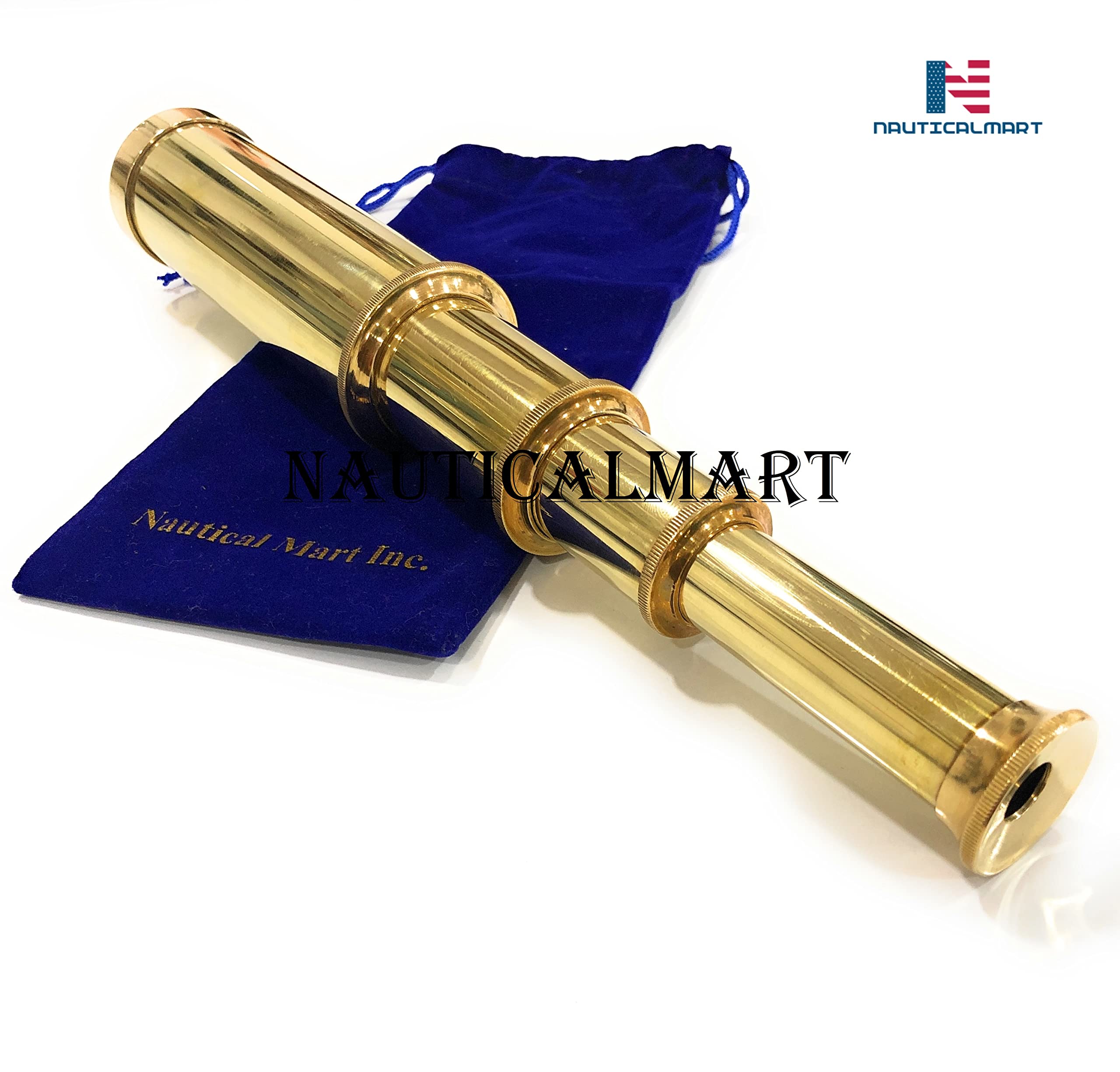 Pirate Themed Gifts Pirate Brass Telescope (6