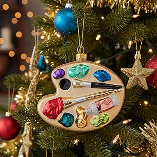 Kurt Adler Glass Paint Tray Ornament