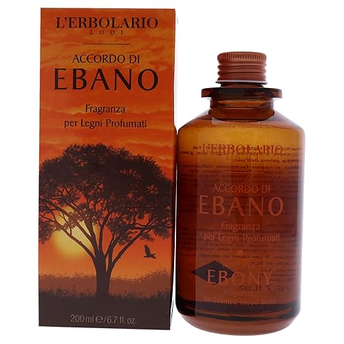 LErbolario Notas de ébano Difusor de Fragancia para Habitación Unisex 6.7 oz Fragancia
