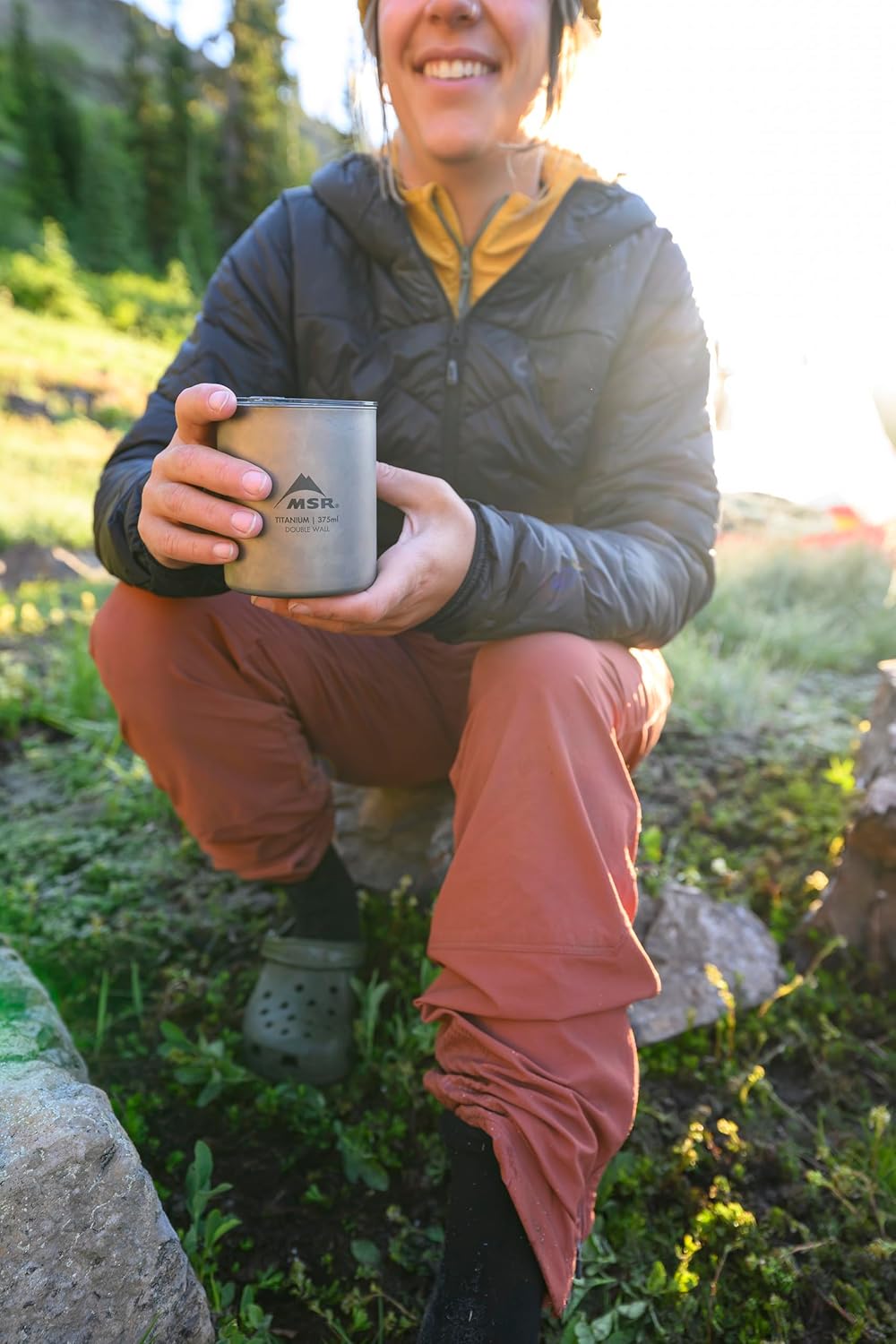 MSR Titan Ultralight Titanium Double Wall Camp Mug with Lid - Image 6