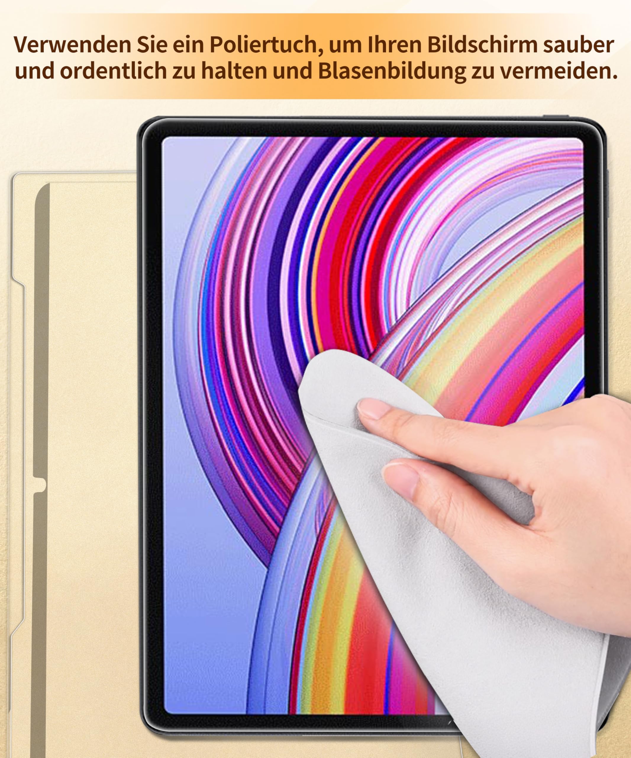 Manlian Pellicola Magnetica Paper-Feel Per Xiaomi Redmi Pad Pro E Poco Pad 12.1'', Scrittura E Disegno Reale, Antiriflesso E Rimovibile - 3