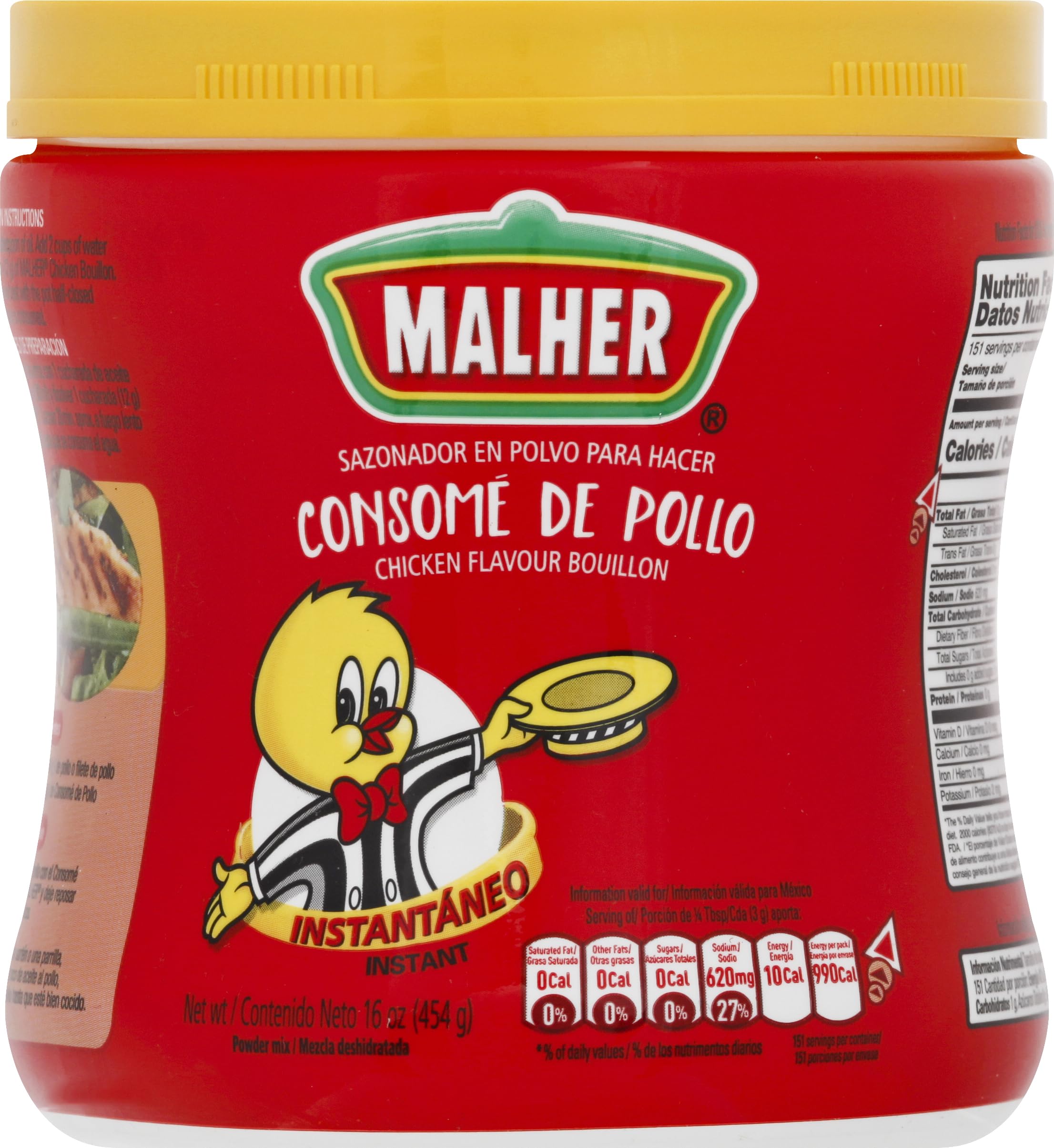 Malher, Bouillon Chicken, 454-gr