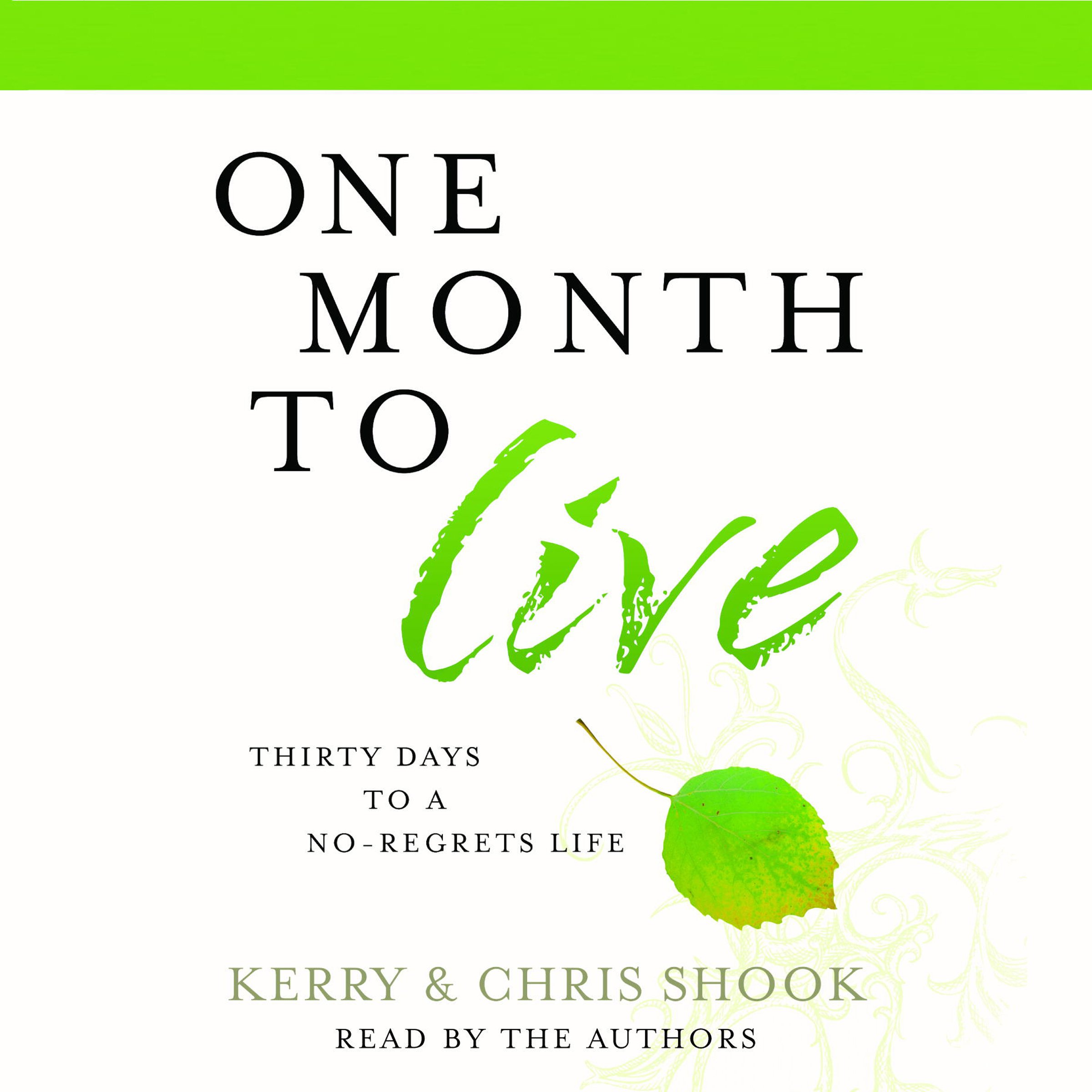 Cover art for One Month to Live