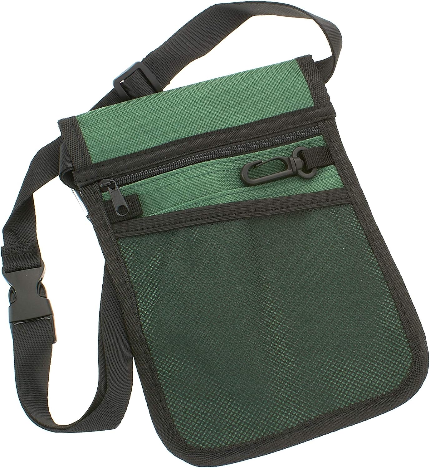 ASA Techmed Nurse Fanny Pack Pocket Organizer Pouch Hip Bag Medical Organizer Belt with Nursing Tools Included (Green)