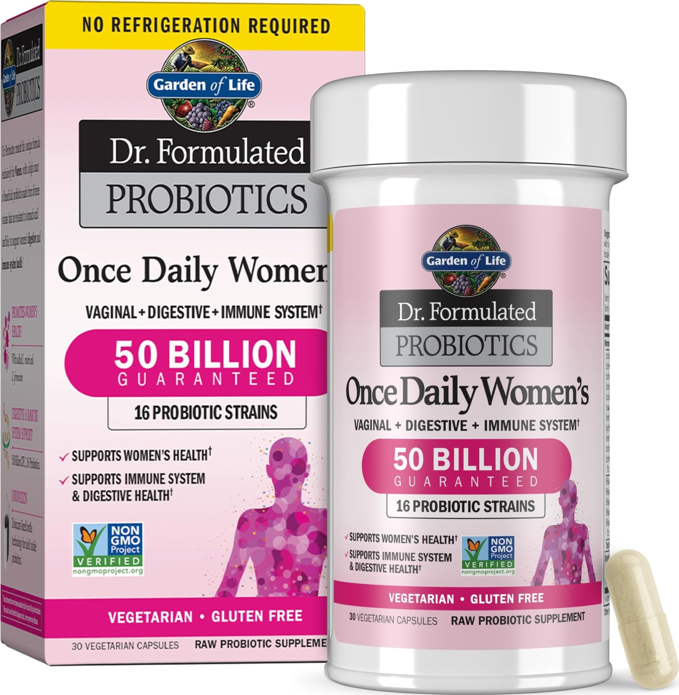 Garden of Life Once Daily Dr. Formulated Probiotics for Women