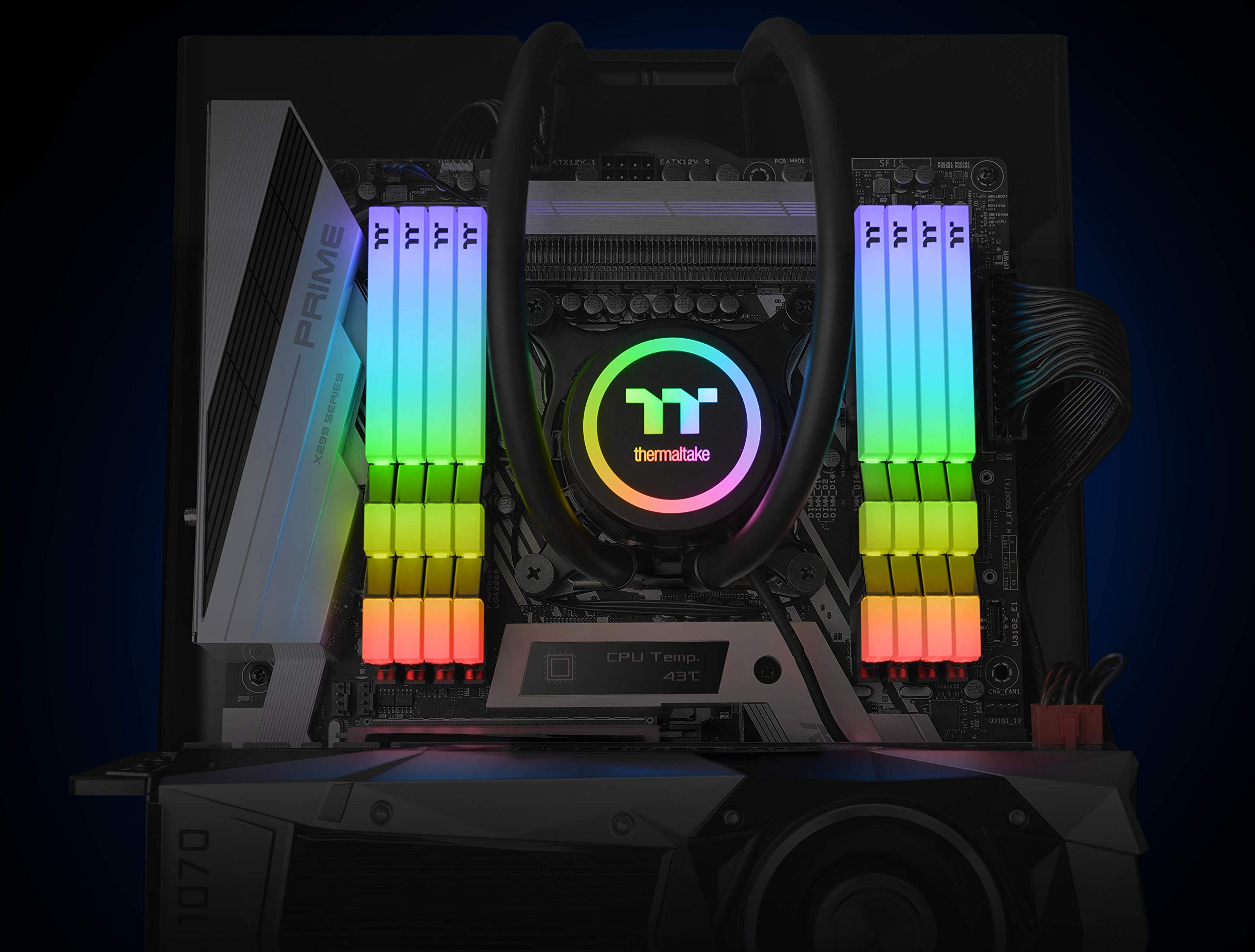 DDR4 16GB 4枚　64GB RGB ヒートシンク付き　ハイエンドメモリー DDR4 16GB 4枚 64GB RGB ヒートシンク付き ハイエンドメモリー