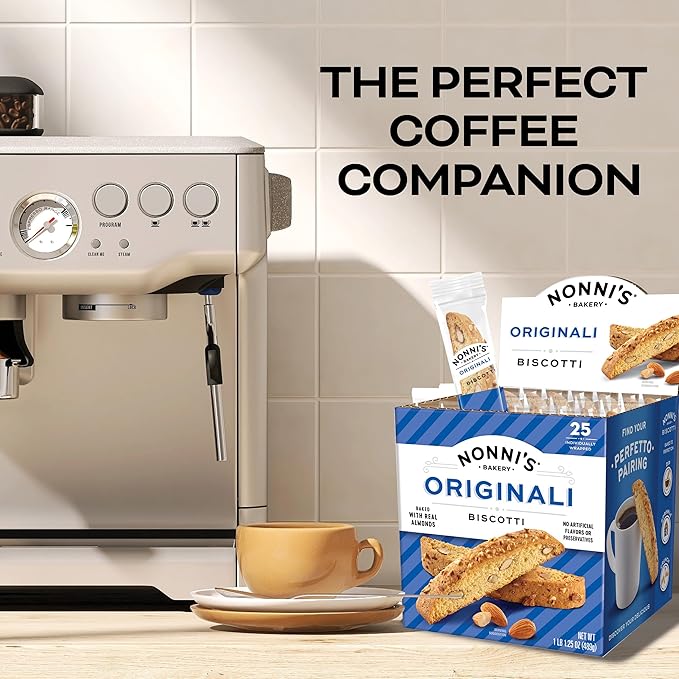 Nonni's Originali Classic Almond Biscotti Cookies 17.25 oz miniatura 8
