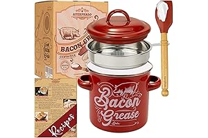 Bacon Grease Container with Strainer - 46OZ
